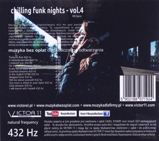 Chilling Funk Nights 432 Hz Vol 4 - M.Yaro [CD]