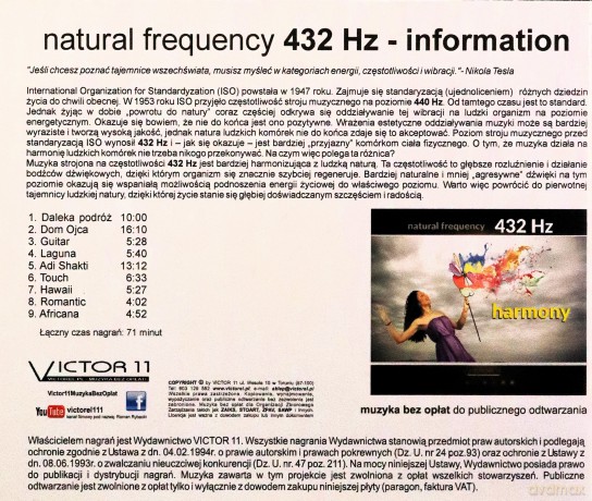 Information - 432 Hz [CD]
