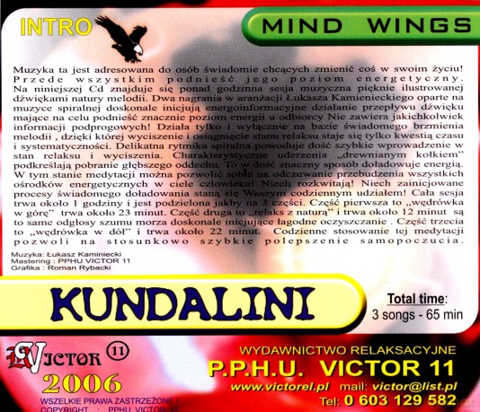Kundalini - Mind Wings 432 Hz [CD]