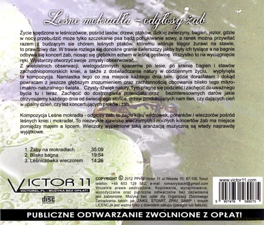 Leśne Mokradła - Odgłosy Żab [CD]