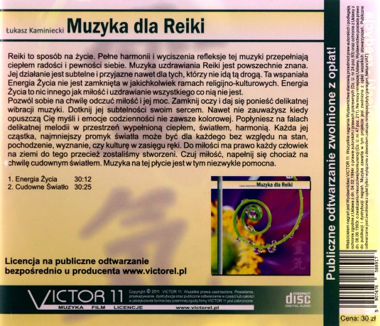 Muzyka Dla Reiki - Kaminiecki [CD]