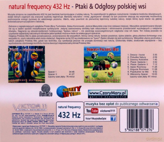 Ptaki & Odgłosy Polskiej Wsi 432 Hz Limitowany - 2 [CD]