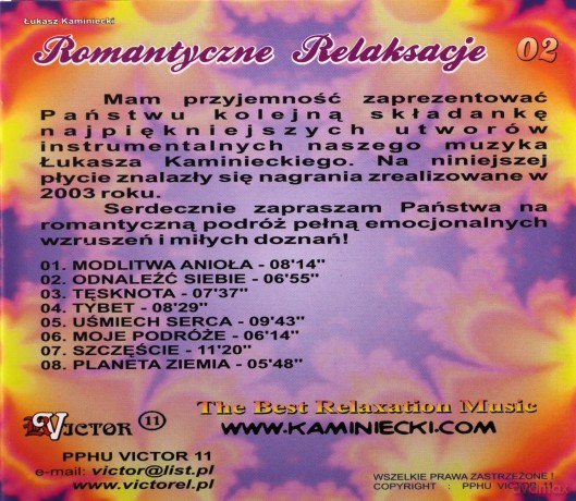 Romantyczne Relaksacje 2 - 432 Hz Lucas [CD]