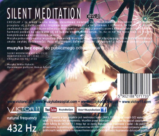 Silent Meditation 432 Hz - Chesslay [CD]