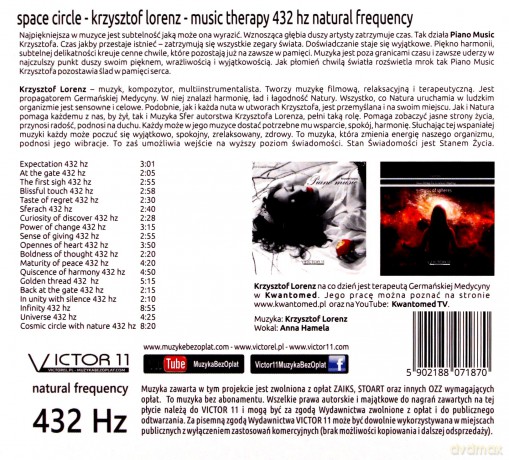 Space Circle 432 Hz - Krzysztof Lorenz [CD]
