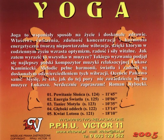 Yoga - Łukasz Kaminiecki [CD]
