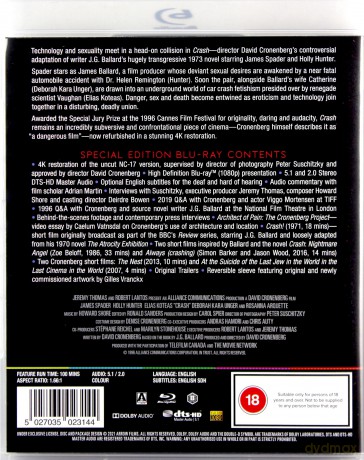 Crash (Crash: Niebezpieczne pożądanie) [Blu-Ray]