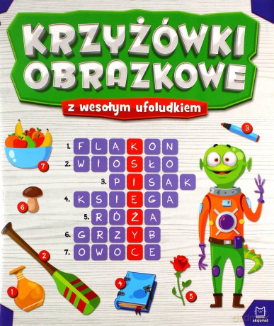 Krzyżówki obrazkowe z wesołym ufoludkiem [KSIĄŻKA]