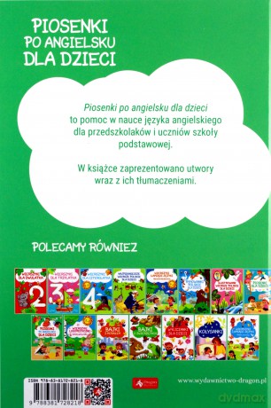 Piosenki po angielsku dla dzieci [KSIĄŻKA]