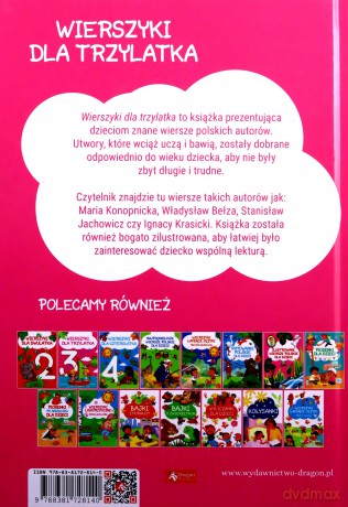 Wierszyki dla trzylatka [KSIĄŻKA]