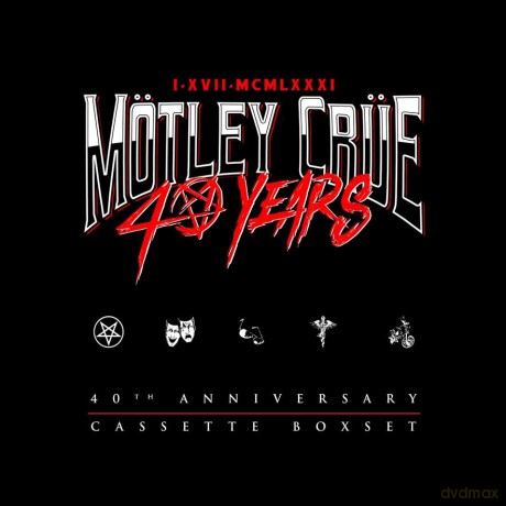 Motley Crue: Exclusive Cassette For Motley Crue's 40th Anniversary (RSD) [BOX] [5xKASETA]