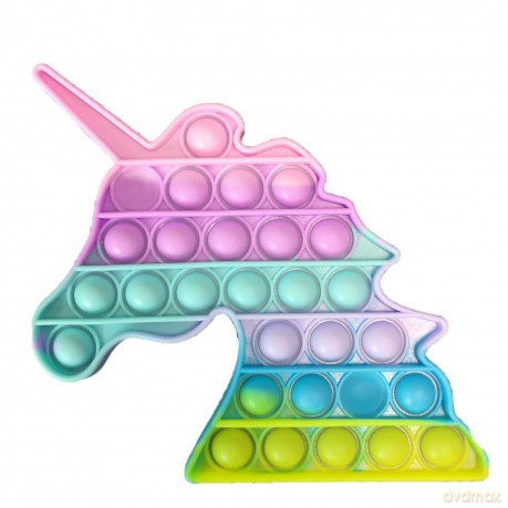 Antystresowa Sensoryczna Push Pop It Jednorożec pastel