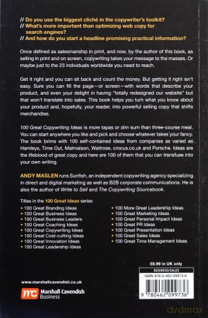 100 Great Copywriting Ideas 100 Great Ideas: From Leading Companies Around the World - Andy Maslen [KSIĄŻKA]