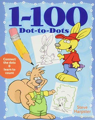 1-100 Dot-to-Dots - Steve Harpster [KSIĄŻKA]