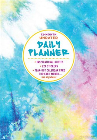 12-Month Undated Daily Planner - Editors of Thunder Bay Press [KSIĄŻKA]