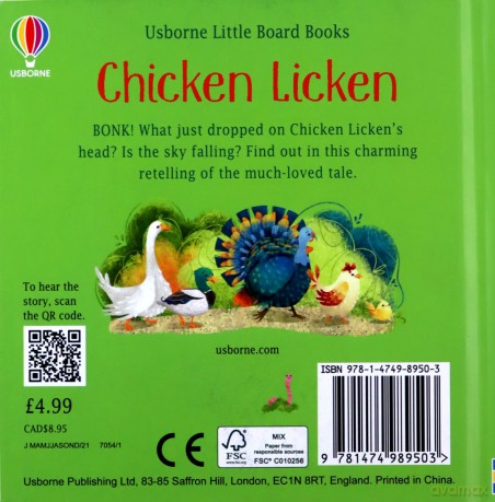Chicken Licken (Little Board Books) - Punter Russell [KSIĄŻKA]