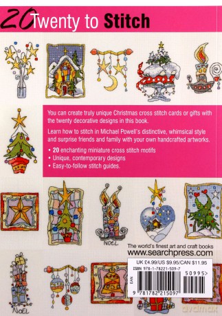 20 to Stitch: Christmas Cross Stitch Twenty to Make - Michael Powell [KSIĄŻKA]