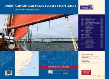 2000 Chart Atlas: Suffolk and Essex Lowestoft to River Crouch - Imray [KSIĄŻKA]
