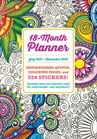 2022 Coloring Planner - Editors of Thunder Bay Press [KSIĄŻKA]