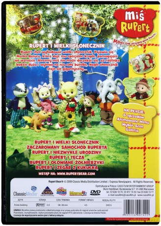 Magiczne przygody misia Ruperta: Rupert i Wielki Słonecznik [DVD]