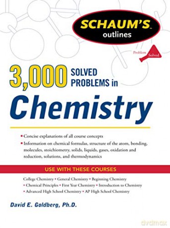 3,000 Solved Problems In Chemistry SCHAUM - David E. Goldberg [KSIĄŻKA]