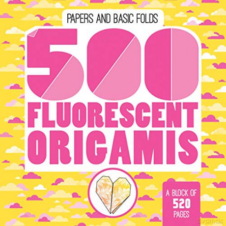 500 Fluorescent Origamis Papers and Basic Folds - Mayumi Jezewski [KSIĄŻKA]