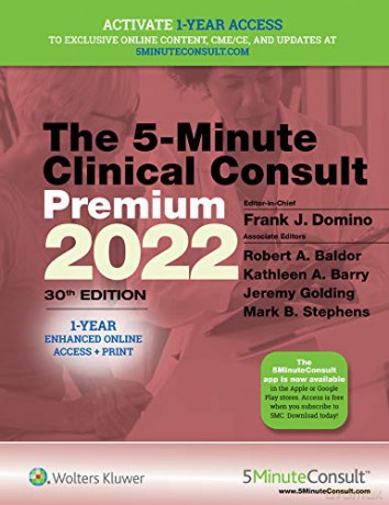 5-Minute Clinical Consult 2022 Premium The 5-Minute Consult Series - Dr. Frank J. Domino MD [KSIĄŻKA]