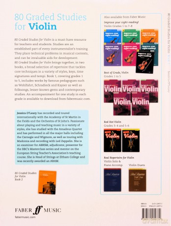80 Graded Studies for Violin Book 1 Grades 1-5 - Jessica O'Leary [KSIĄŻKA]