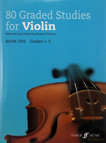 80 Graded Studies for Violin Book 1 Grades 1-5 - Jessica O'Leary [KSIĄŻKA]