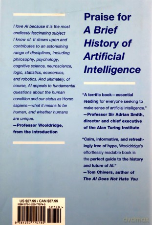 A Brief History of Artificial Intelligence: What It Is, Where We Are, and Where We Are Going - Michael Wooldridge [KSIĄŻKA]