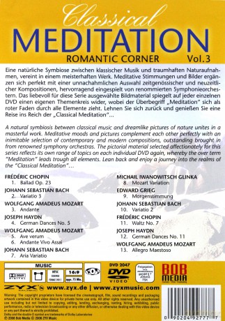 Classical Meditation 3: Romantic Corner [DVD]