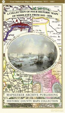 A Collection of Four Historic Maps of Middlesex from 1611-1836 Historic Counties Maps Collection [KSIĄŻKA]