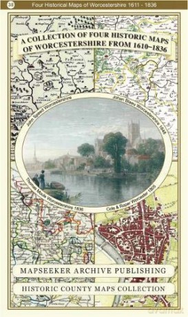 A Collection of Four Historic Maps of Worcestershire Historic English Counties Collection [KSIĄŻKA]