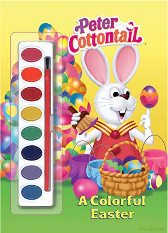 A Colorful Easter Peter Cottontail Paint Box Book [KSIĄŻKA]