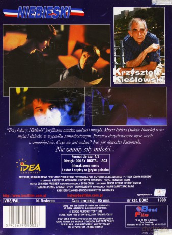 Trzy kolory: Niebieski (steelbook) [DVD]