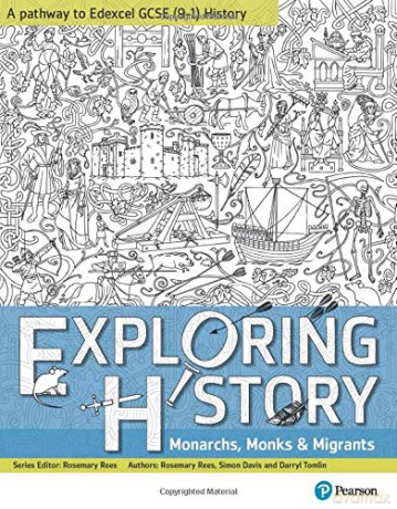Exploring History Monarchs, Monks And Migrants: Monarchs, Monks And Migrants - Darryl Tomlin [KSIĄŻKA]
