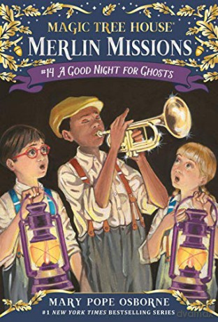A Good Night For Ghosts (Magic Tree House): 14 (Magic Tree House (R) Merlin Mission) - Mary Pope Osborne [KSIĄŻKA]