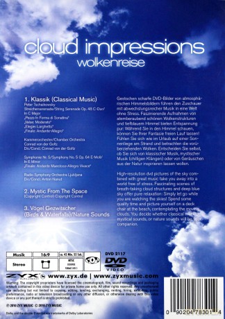 Cloud Impressions/Wolkenreise [DVD]