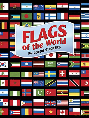 Flags Of The World: 96 Color Stickers (Dover Stickers) - A G Smith [KSIĄŻKA]