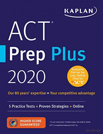 ACT Prep Plus 2020: 5 Practice Tests + Proven Strategies + Online Kaplan Test Prep - Kaplan Test Prep [KSIĄŻKA]