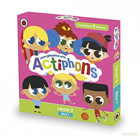 Actiphons Level 3 Box 1: Books 1-8: Learn phonics and get active with Actiphons! - Ladybird [KSIĄŻKA]
