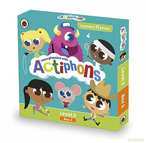 Actiphons Level 3 Box 2: Books 9-19: Learn phonics and get active with Actiphons! - Ladybird [KSIĄŻKA]