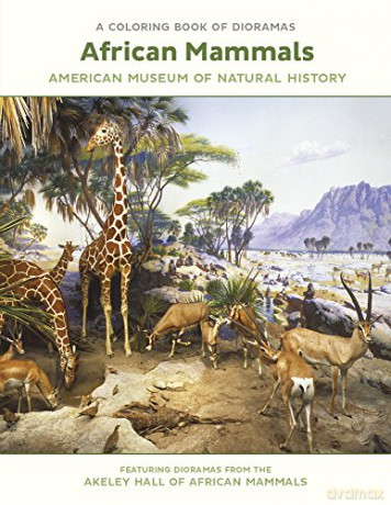 African Mammals Dioramas Coloring Book [KSIĄŻKA]