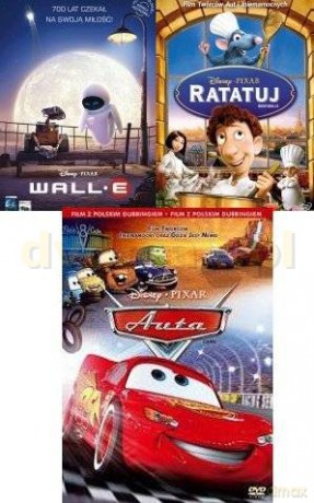Kolekcja Pixar 2: Ratatuj / Auta / Wall-E (Walle) [BOX] [3DVD]