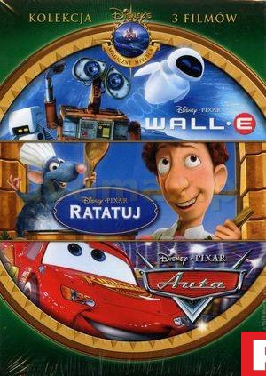 Kolekcja Pixar 2: Ratatuj / Auta / Wall-E (Walle) [BOX] [3DVD]