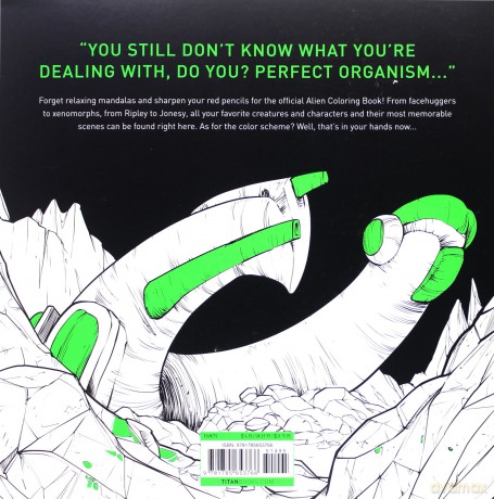 Alien: The Coloring Book Colouring Books [KSIĄŻKA]