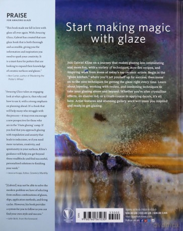 Amazing Glaze: Techniques, Recipes, Finishing, and Firing Mastering Ceramics - Gabriel Kline [KSIĄŻKA]