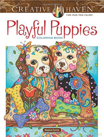 Creative Haven Playful Puppies Coloring Book (Working Title) [KSIĄŻKA]