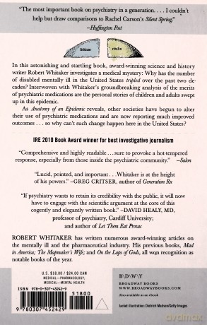 Anatomy of an Epidemic: Magic Bullets, Psychiatric Drugs, and the Astonishing Rise of Mental Illness in America - Robert Whitaker [KSIĄŻKA]