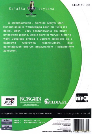O krasnoludkach i sierotce Marysi - Maria Konopnicka [AUDIOBOOK] [CD]